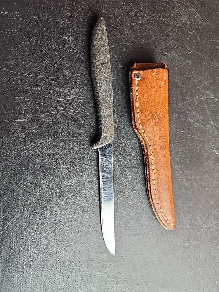 Vintage Gerber Pixie Knife Armohide Handle 1970s Made In USA Fixed Blade Knife