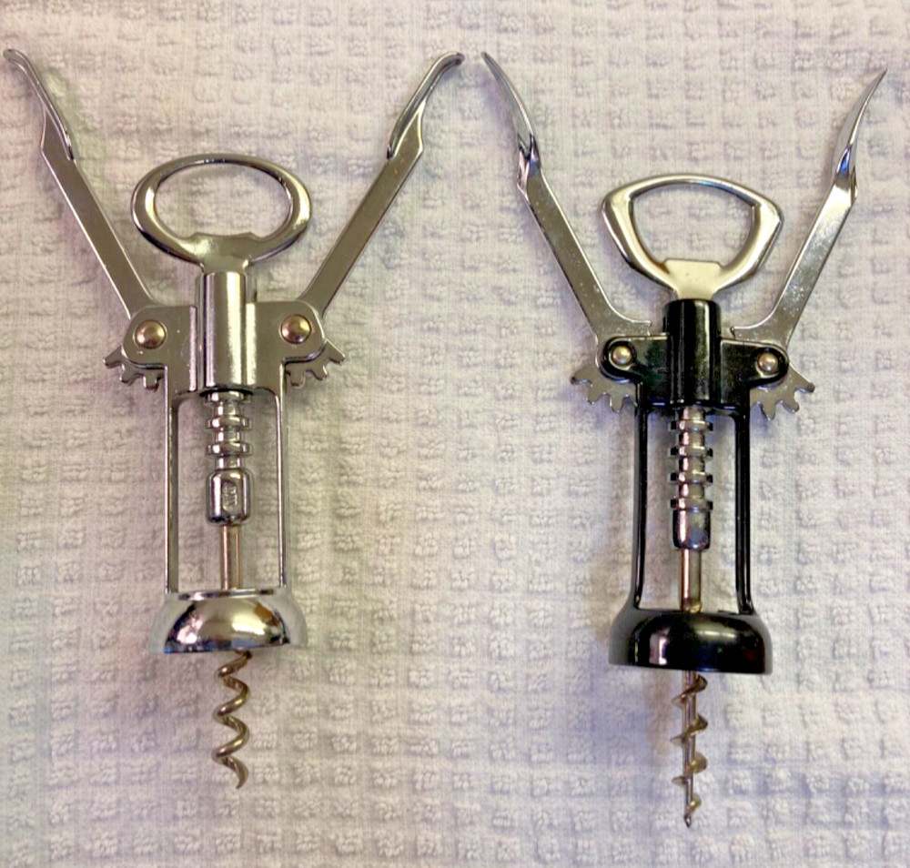 2 Corkscrews Wing Wine Openers