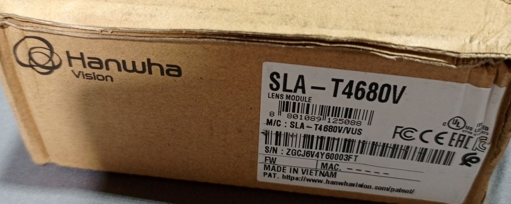 Hanwha SLA-T4680V Lens Module