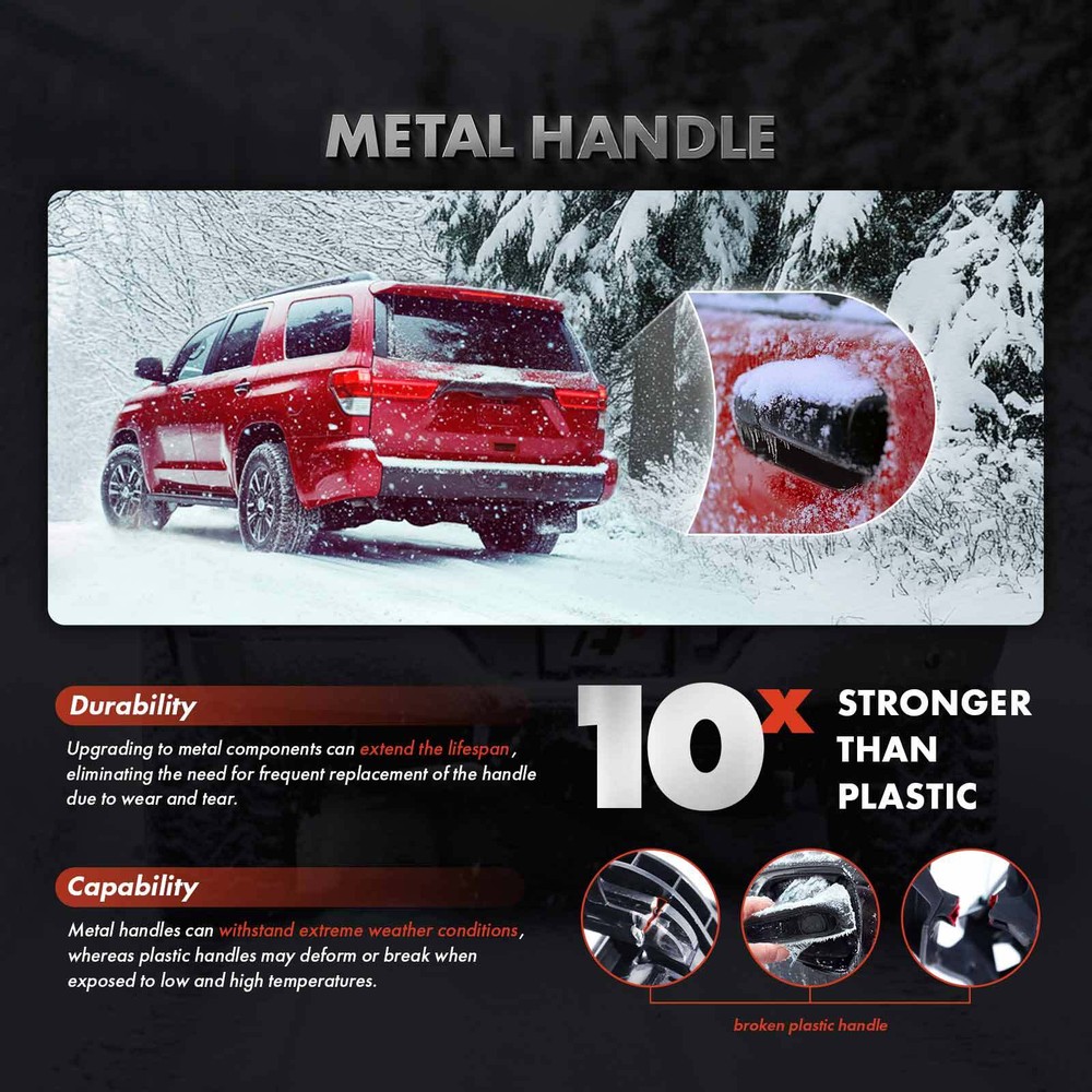 Upgraded Metal Tailgate Handle with Keyhole Camera Hole for Chevy Silverado GMC