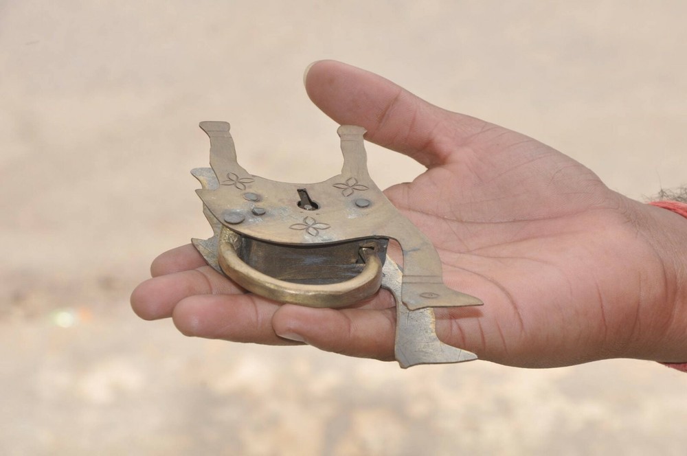 Brass Handcrafted Unique Camel Shape Padlock