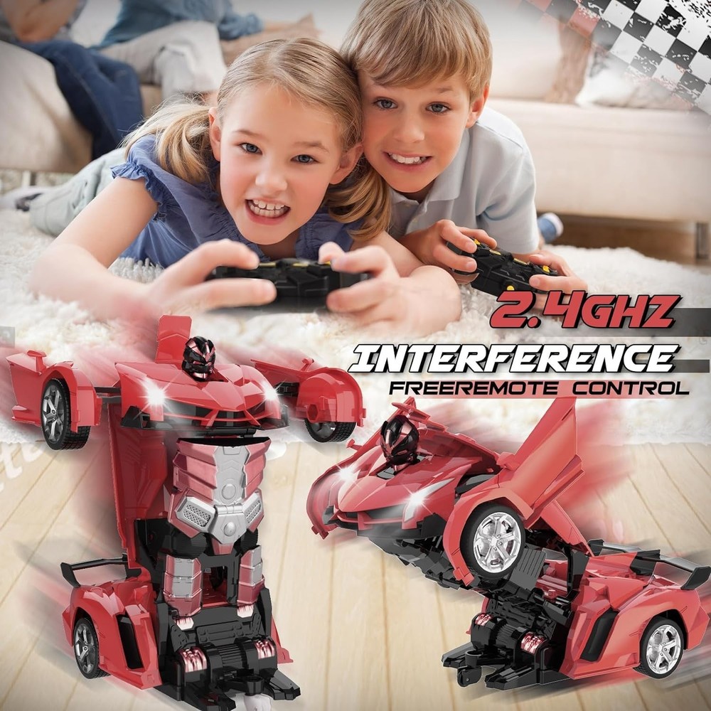 Exciting 360° Rotating Transform Remote Control Car for Kids - Perfect Gift