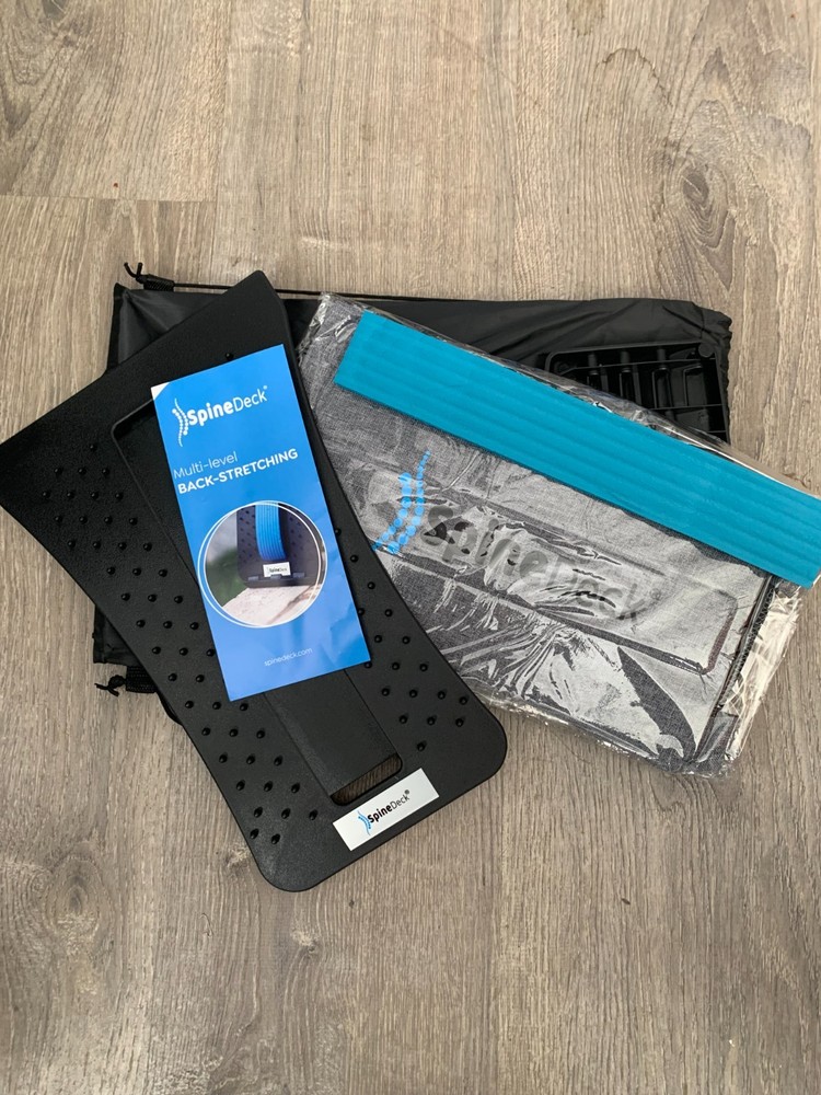Spinedeck back stretching equipment