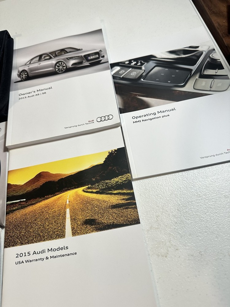 Audi A6 S6 2015 Owners Manual Set