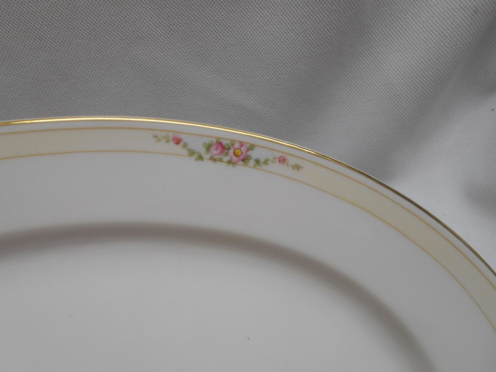 VINTAGE NORITAKE "NIPPON" ROSE PATTERN serving platter