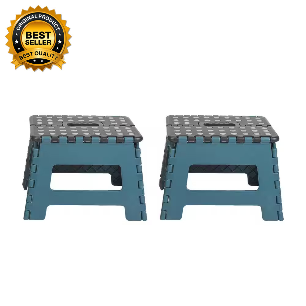 8.5 In. Folding Step Stools (2 Pack)
