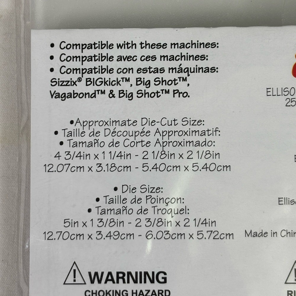 Sizzix Thinlits Tim Holtz Sweet Day 659118 Die Set Cardmaking Scrapbooking Craft