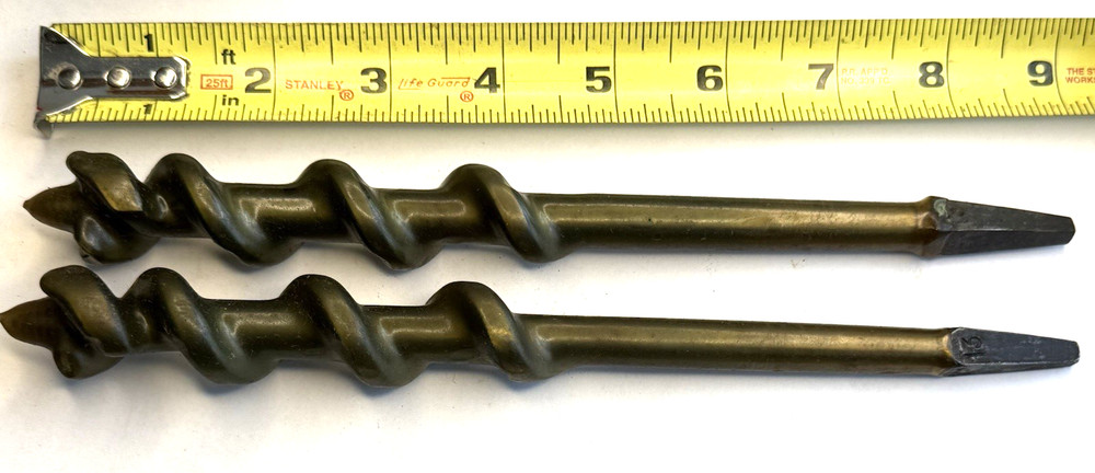 2 GREENLEE Auger Bits No.22 Size 13