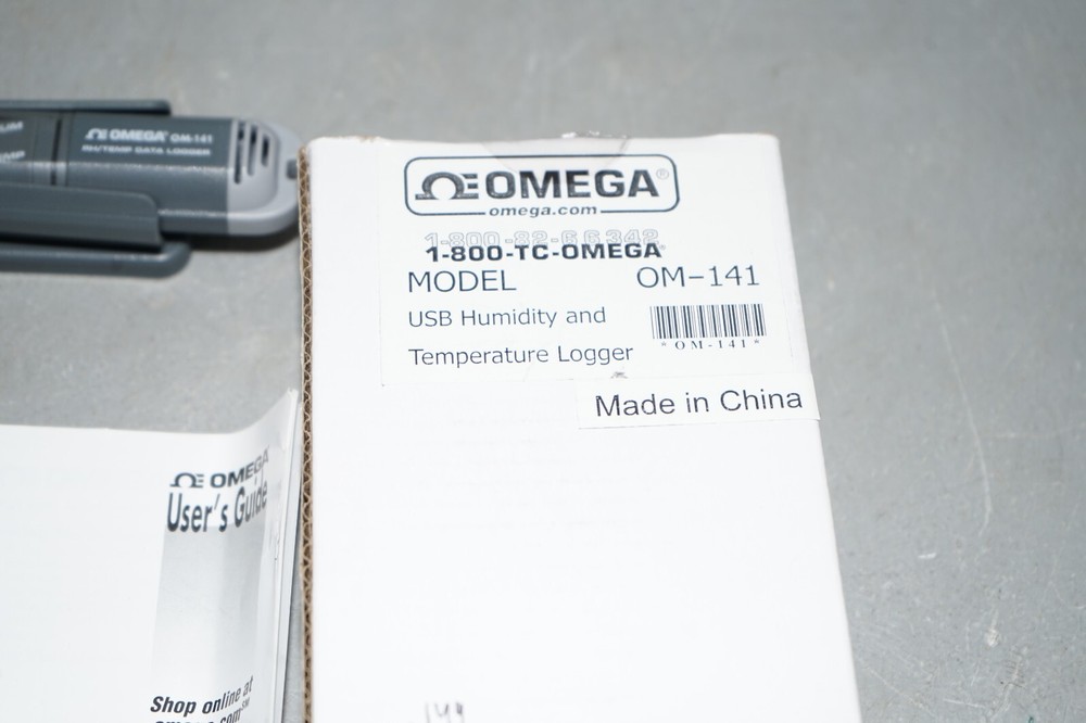 ^ Omega OM-141 USB Humidity & Temperature Logger #X4391