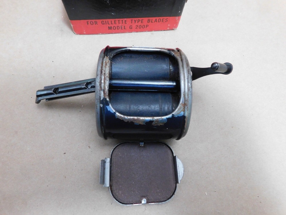 Twinplex Safety Razor Stropper 1920's Vintage Sharpener Original Box