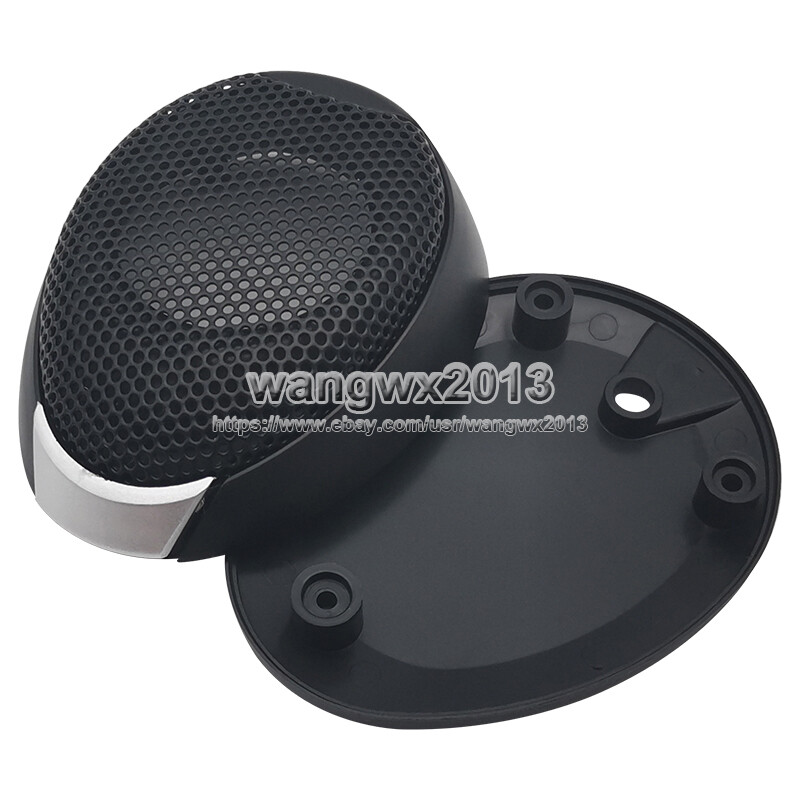 2pcs Mouse Speaker Horn Tweeter Cover Panel Audio Decorative Circle Fixed Plate