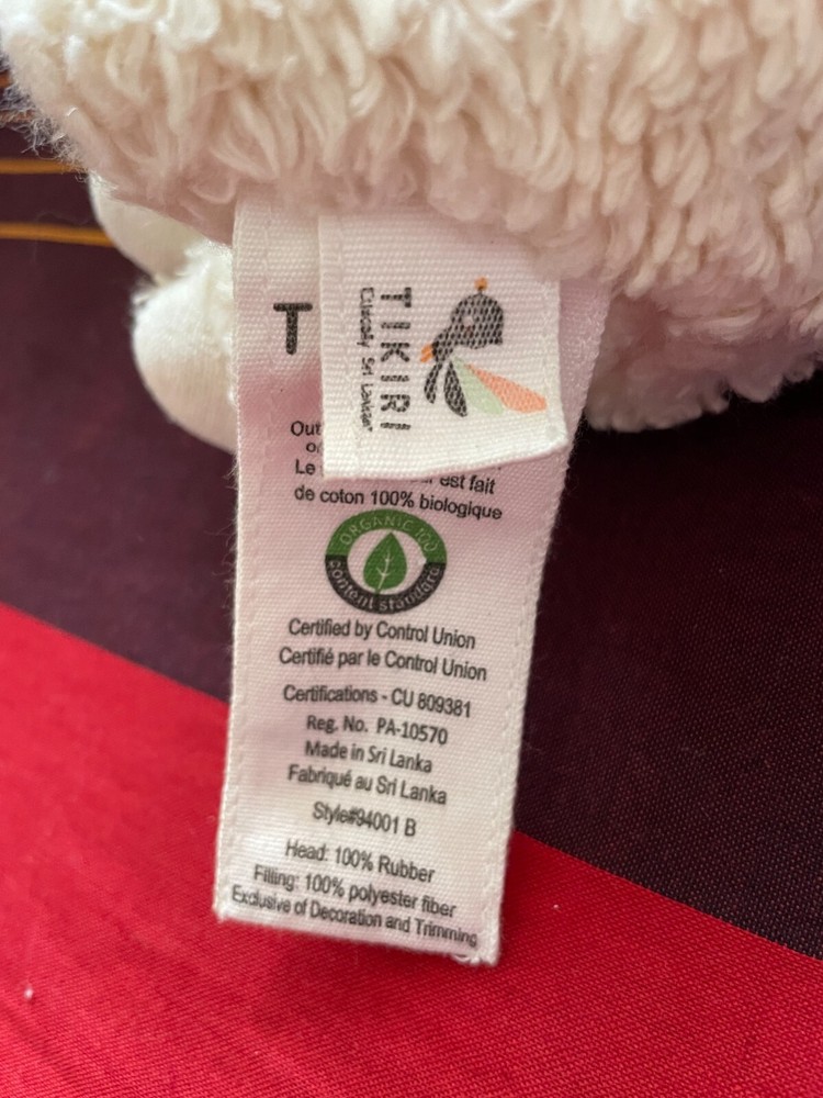 Sheep the Baby Soft toy with Rubber head Tether