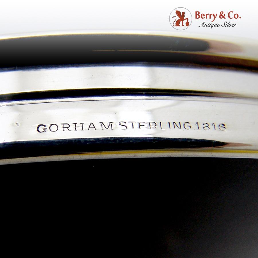 Gorham Round Fruit Tray Sterling Silver 1960