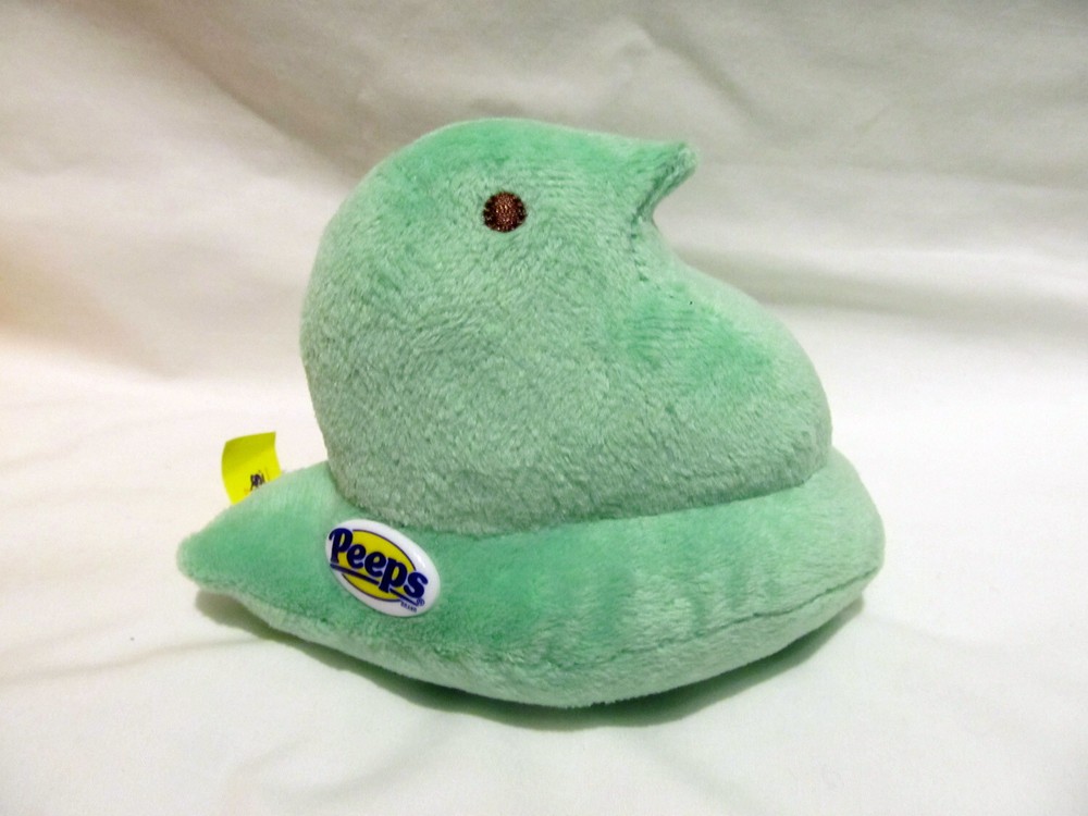 New Peeps Plush 6" Green Chick Stuffed Animal Easter