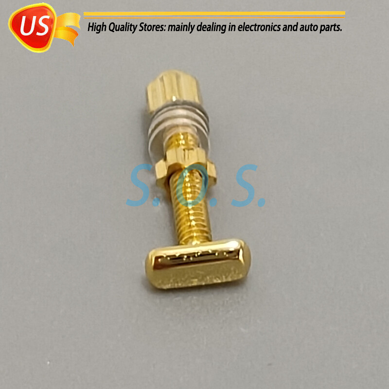 2Pcs Curved Rectangle Screw&Bolt Replacement For C ar tier Eyeglasses Frame Gold
