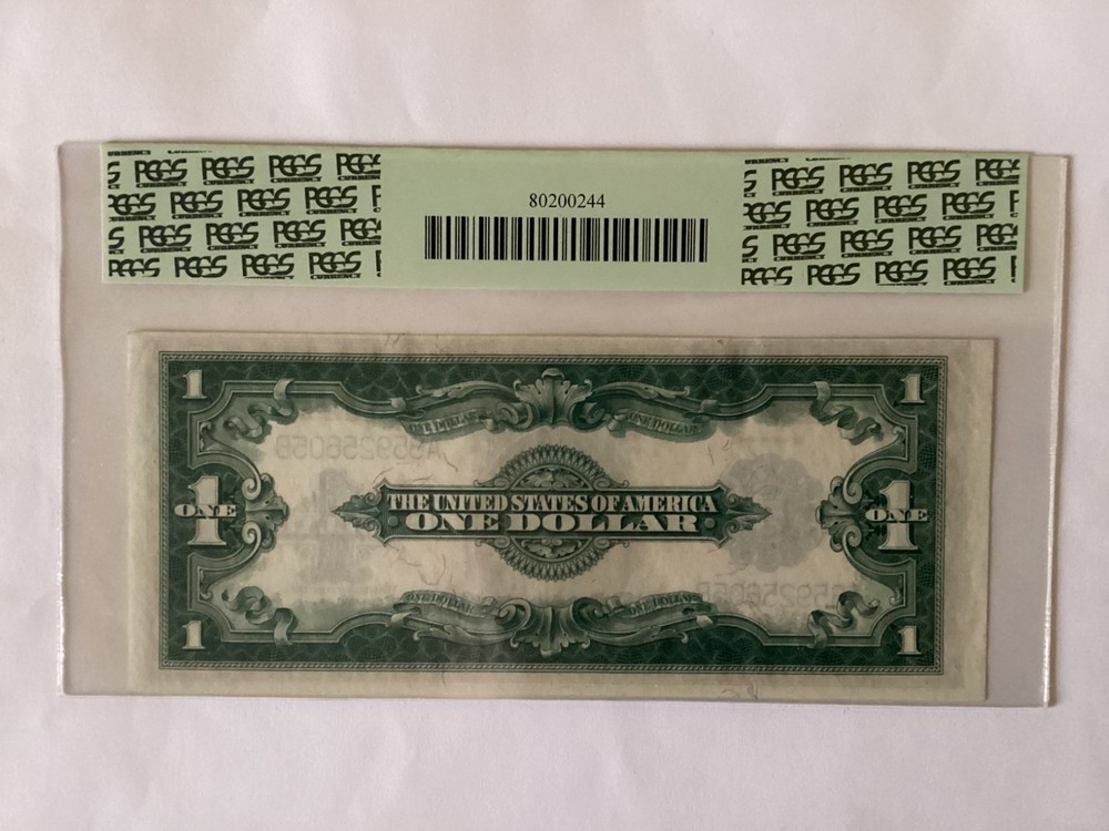 1923 $1 SILVER CERTIFICATE - PCGS 63 PPQ