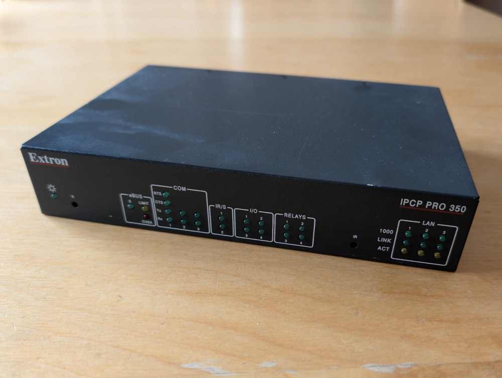 Extron IPCP Pro 350 AV Controller - Untested, Pulled from Working Installation