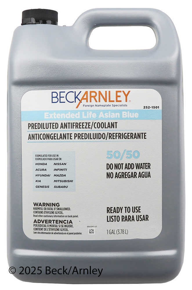 Engine Coolant / Antifreeze Beck/Arnley 252-1501
