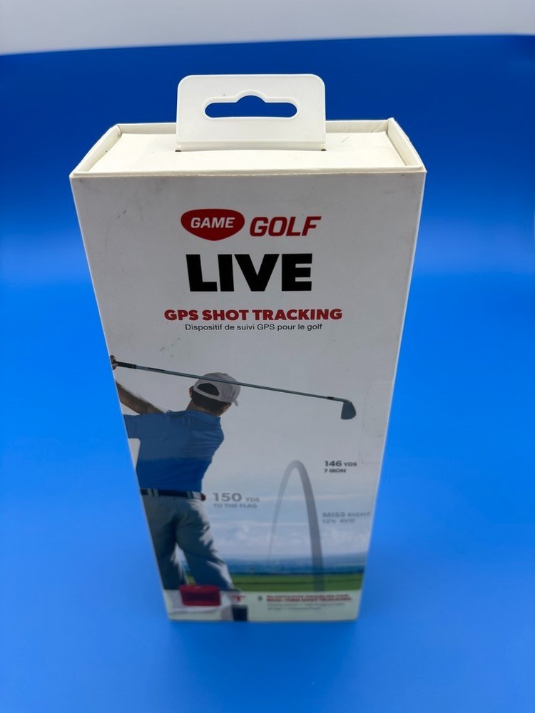Game Golf Live GPS Shot Digital Tracking System BlueTooth Enabled Tracker NIB
