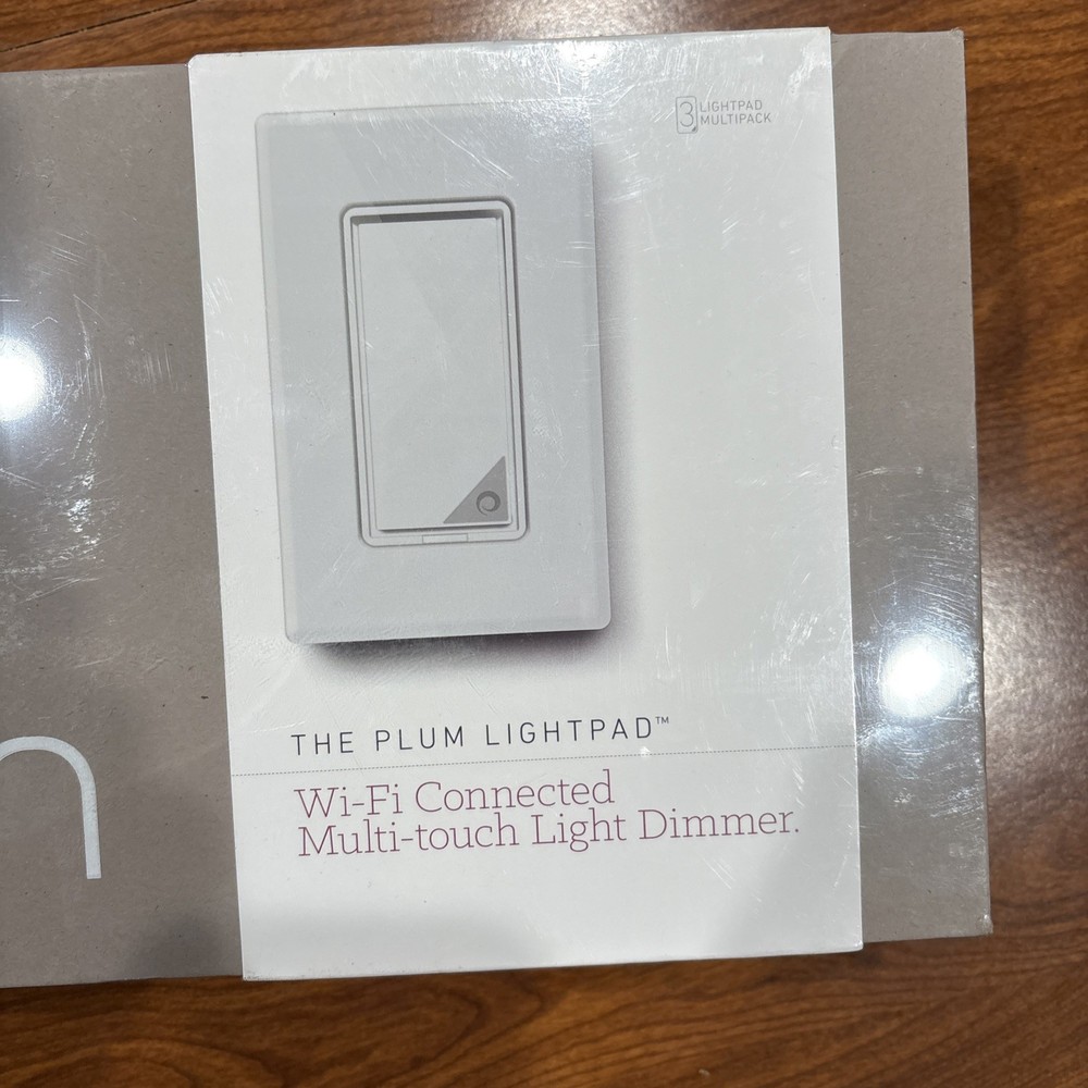 Plum Lightpad Wi-Fi Connected Multi Touch Light Dimmers