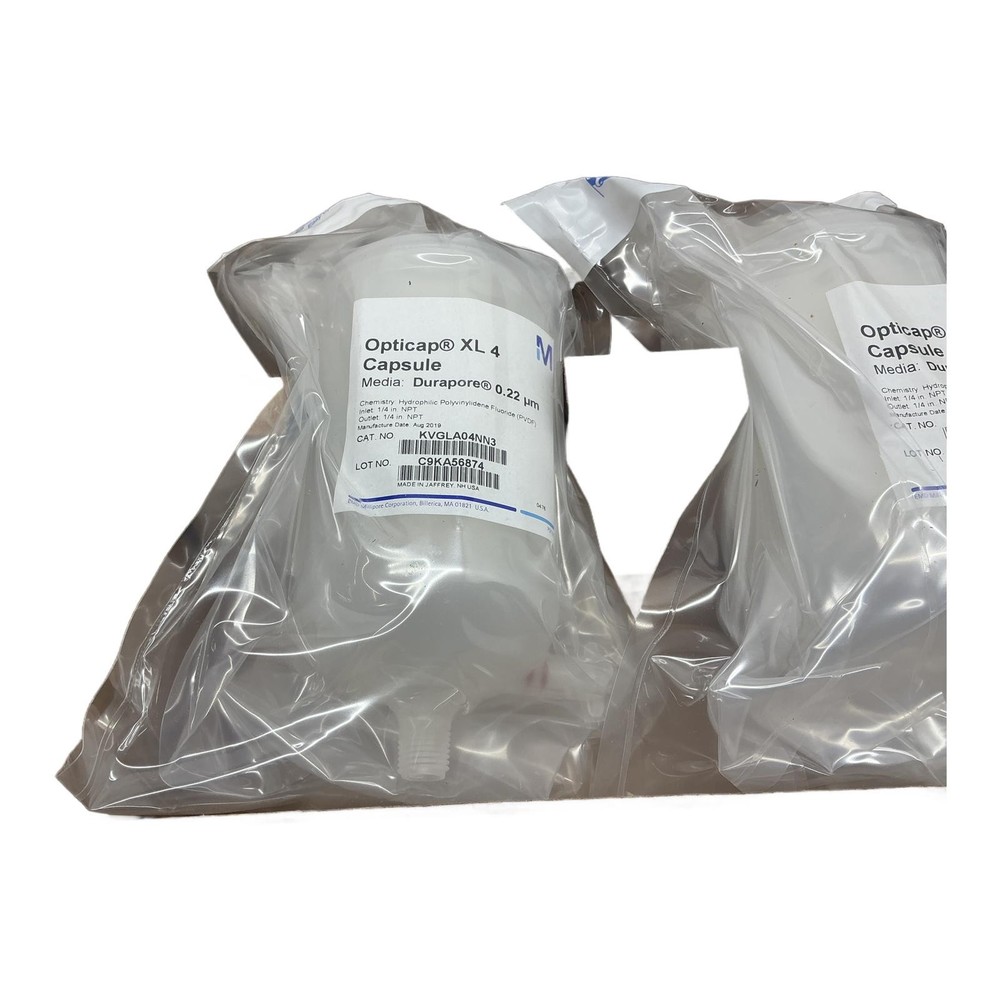 KVGLA04NN3 Opticap XL4 Modules MILLIPORE, Plastic filter capsule, KVGLA04NN3...