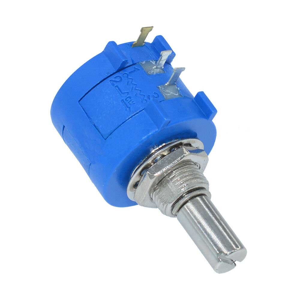 2/4/6Pcs Rotary Potentiometer Variable Dial Resistor Precision Multiturn 10-Turn