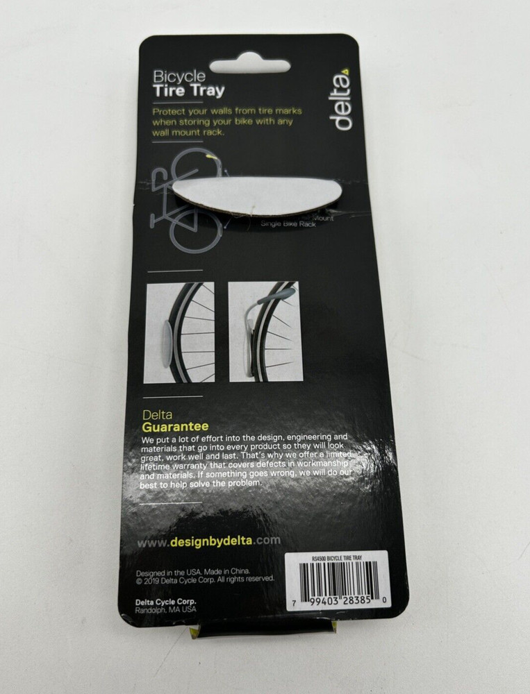 Delta Bicycle Tire Tray Wall Protector