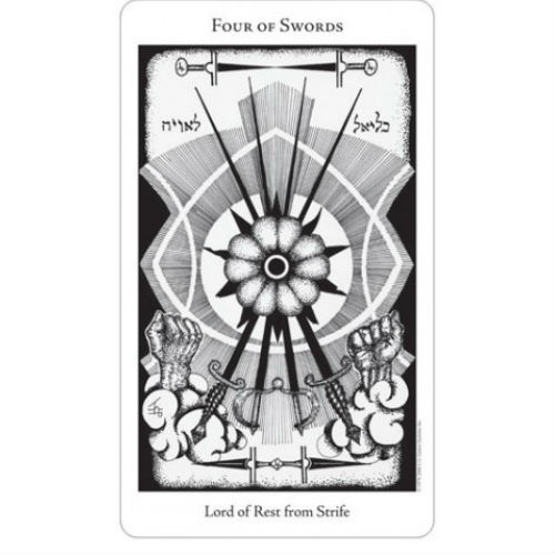 HERMETIC TAROT DECK CARDS ESOTERIC TELLING WHITE BLACK US GAMES SYSTEMS