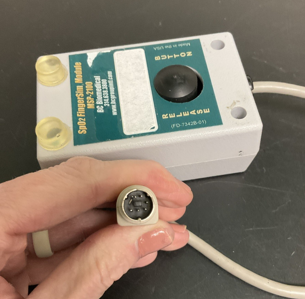 BC Biomedical MSP-2100 SpO2 FingerSim Module