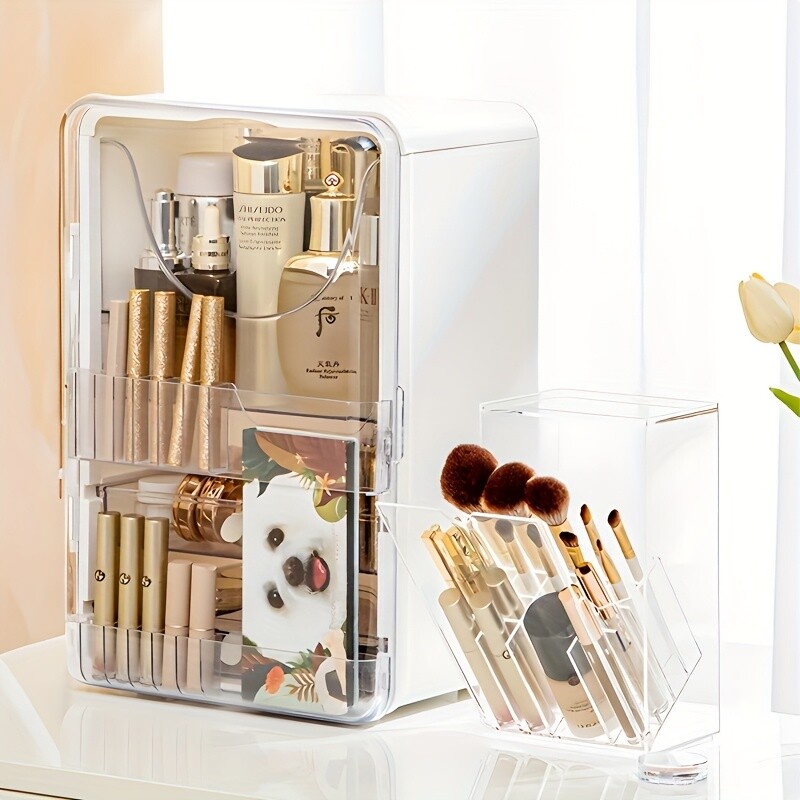 Clear Acrylic Beauty Tool Organizer