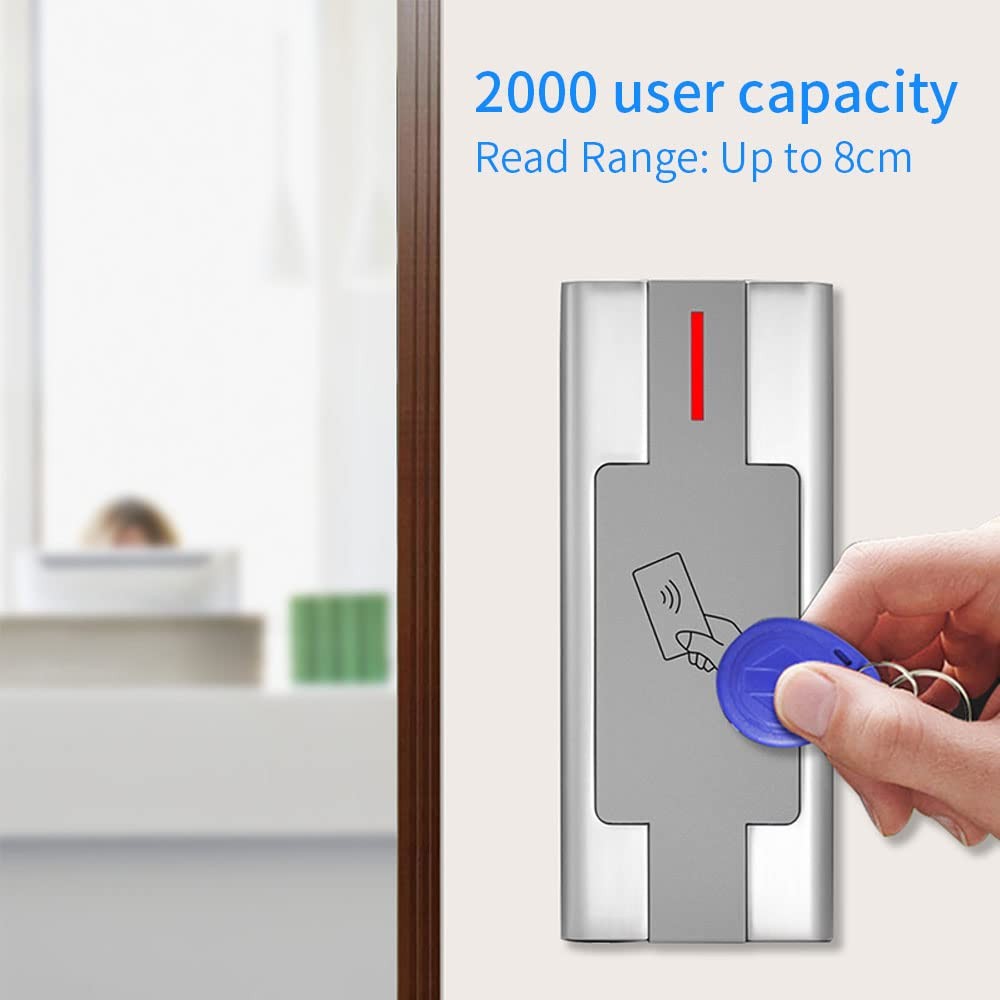 Access Control RFID Reader,Waterproof System,Access Silver