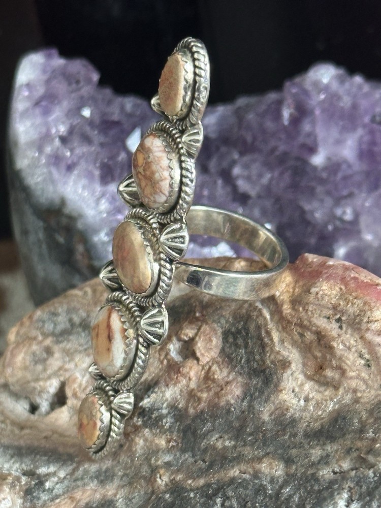 Sediment Jasper Statement Southwestern Sterling Silver Ring