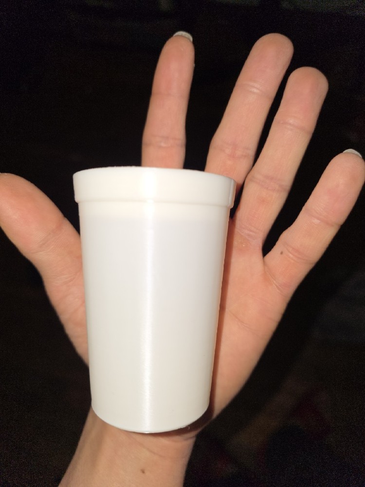 3d Print Lean Cup Herb Container