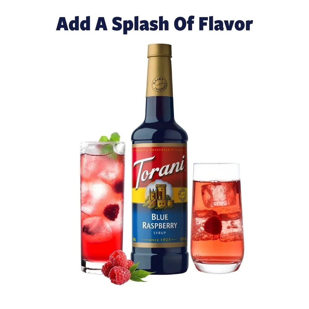 Torani Blue Raspberry Flavoring Syrup, 24.5 fl oz