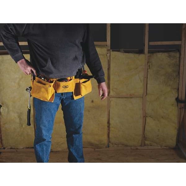 Clc Work Gear E4501 Tool Belt, Modular Tool Belt, Tan, Leather