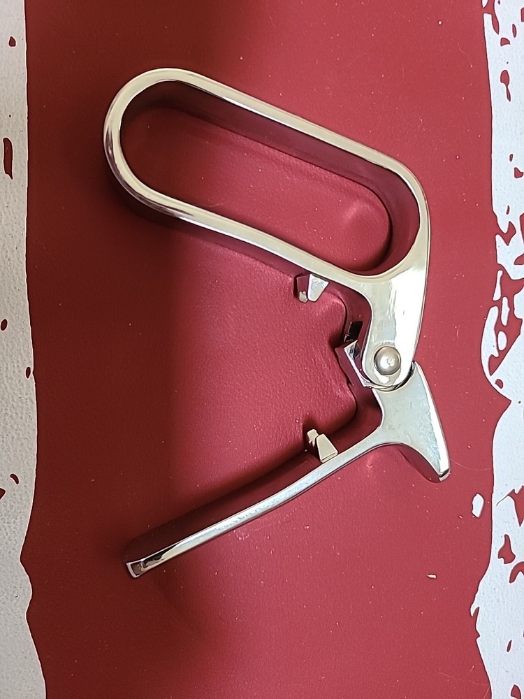 Champagne Key Sparkling Wine Cork Puller Chromed Solid Brass Key