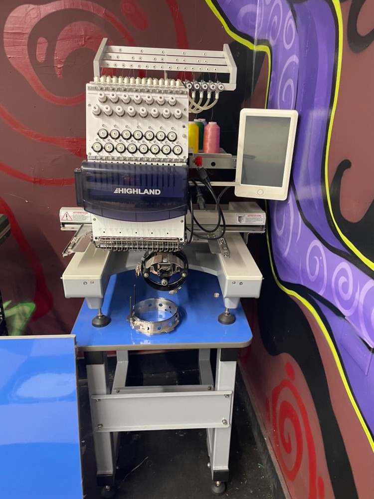 15 head comercial embroidery machine