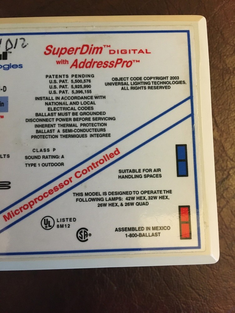 Universal Lighting Tecnologies Super LampGard Universal Voltage 120 Thru 277 V