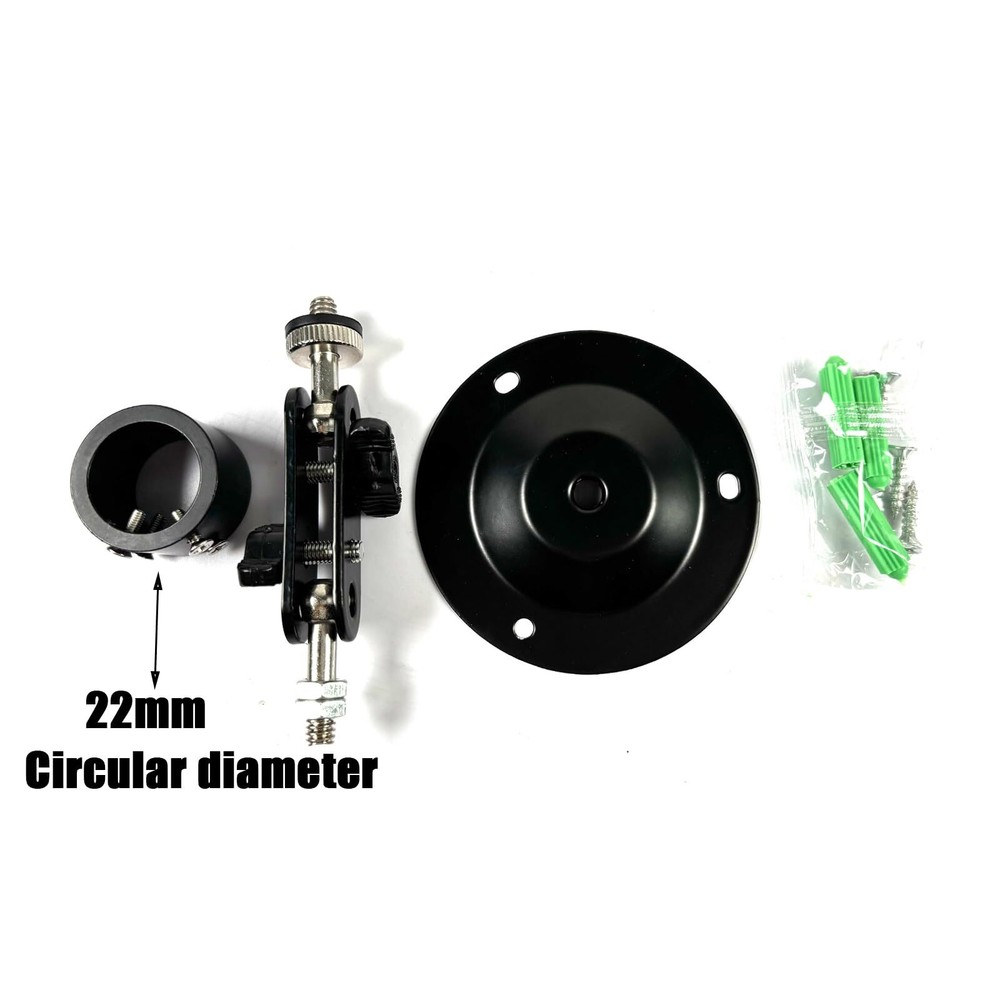 Laser Module Brackets 360-Degree Adjustable Positioning Bracket Black Alumina...