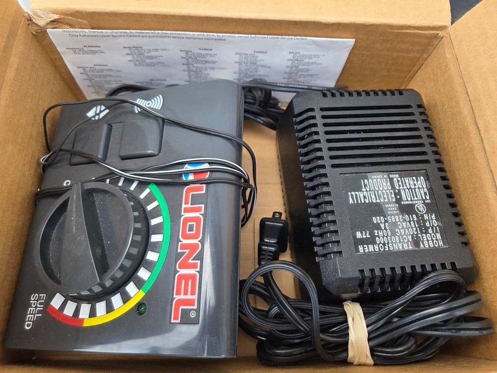 Lionel 40 Watt Control System Model 6-12885 In Original Box