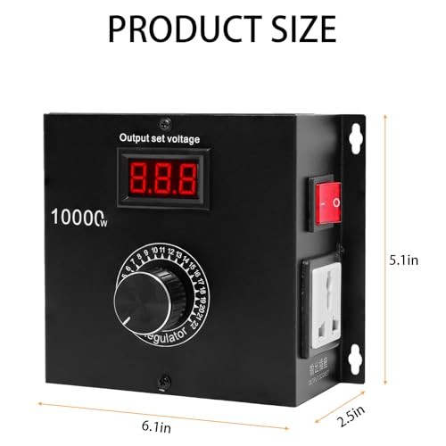 10000W SCR AC Variable Speed Controller, Fan and Motor Speed Control 120V-220V