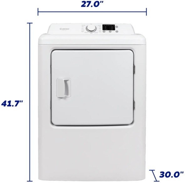 Element 3.7 cu. ft. Top Load Washer & 6.7 cu. ft. Electric Dryer Combo Set