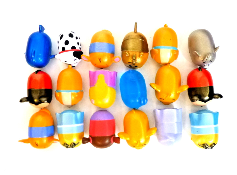 Disney Zuru Mini Plush Figures Stackable Collectible - 18 total