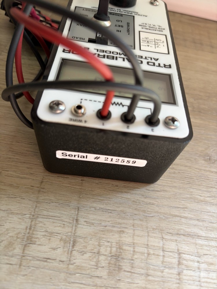 Altek Multi-Function RTD Calibrator - Altek Model 211