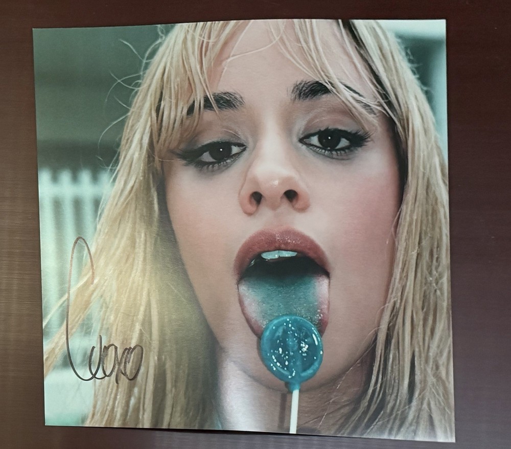 Camila Cabello Signed c xoxo litho