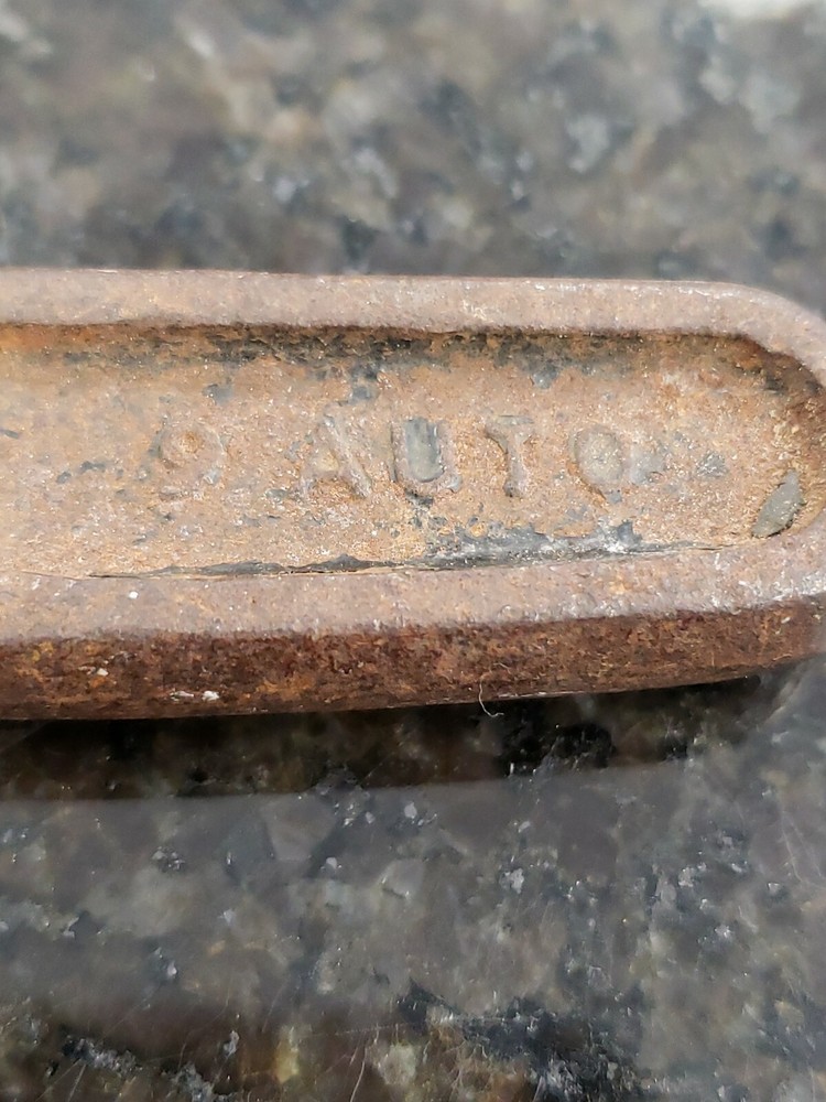 vintage pipe wrench opens to 2.5"