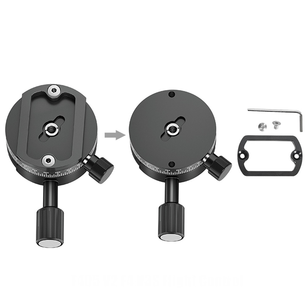 360° Panorama Quick Release Plate Clamp with Quick Release Plate for DSLR Camera