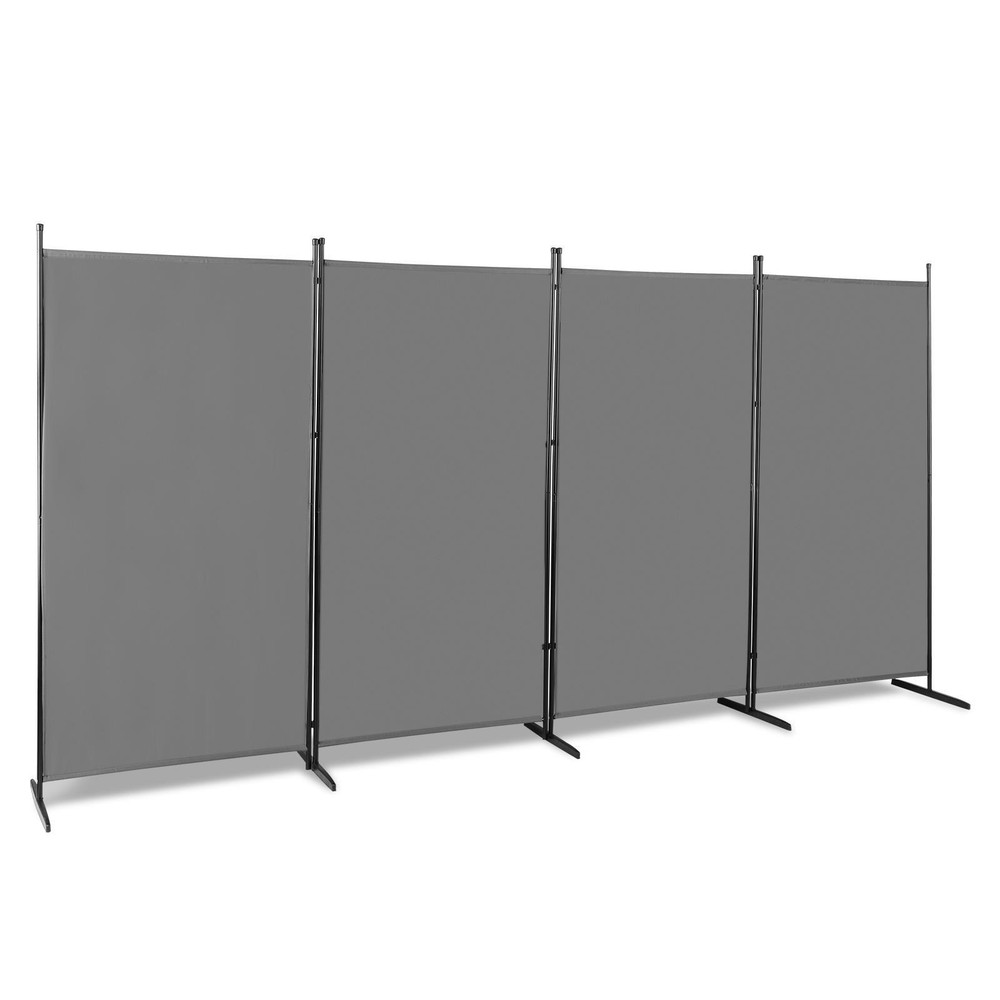 4-Panel Room Divider Folding Privacy Screen Wall Partition Home Office Separator