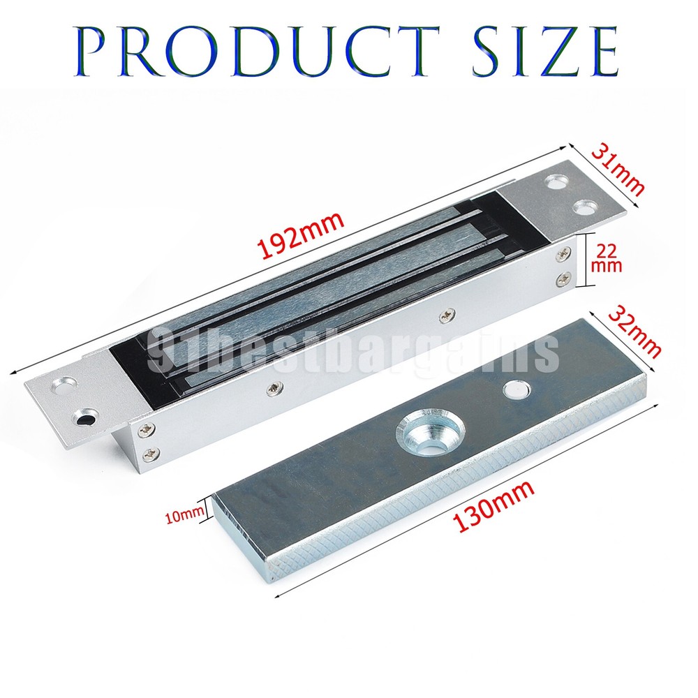 Electromagnetic Lock Flush Mount 350lbs 180kg Holding Force Embedded US SHIP