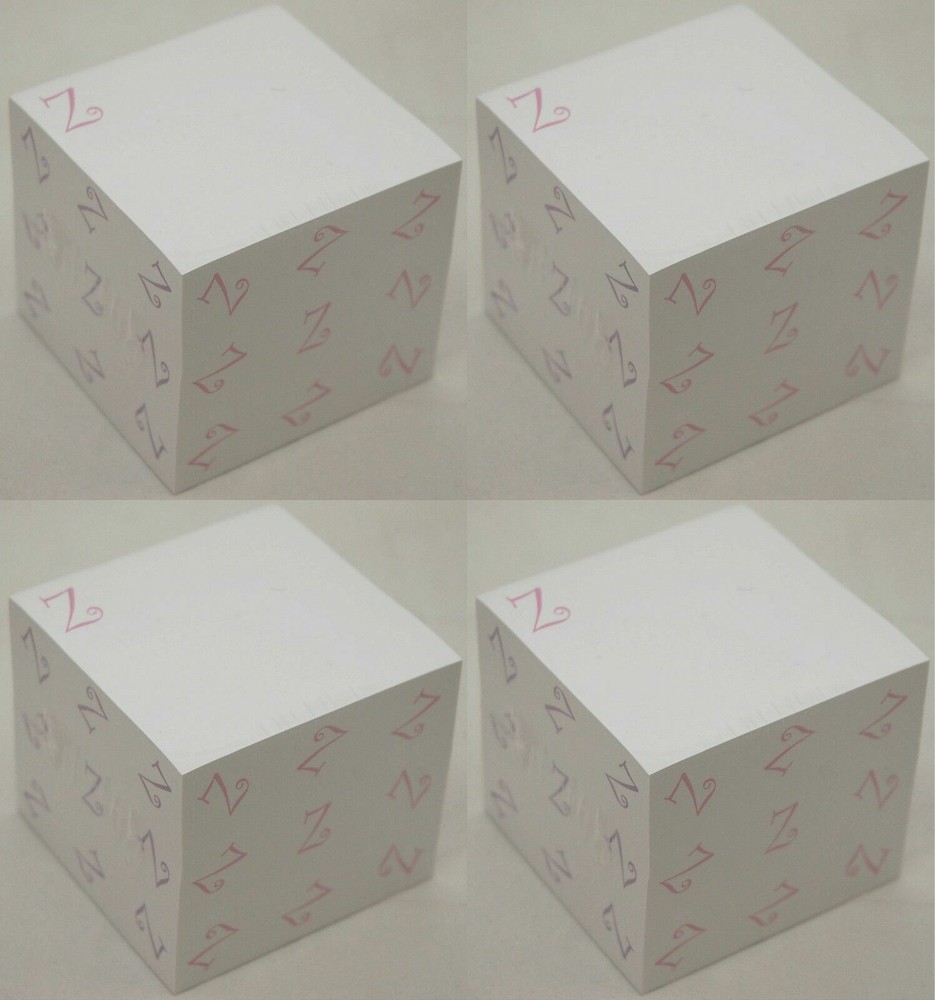 2400 Post-It SHEETS Notepad The Letter Z White Sticky Notes 3" Square Office NEW